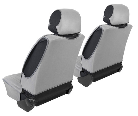 Pokrowce Ergonomiczne roz."XL" tkanina jasno szara