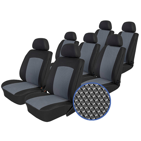 Pokrowce Miarowe do Dacia Lodgy (7 foteli) ( 2012 - ... )