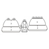 Pokrowce Miarowe do Renault Master II; Opel Movano A; Opel  Mascott (7 osobowe) ( 1999 - 2010 )