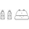 Pokrowce Miarowe do Fiat Panda II ( 2003 - 2012 )
