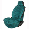 Pokrowiec Ergonomiczny na przedni fotel roz."XL"welur zielony