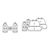 Pokrowce Miarowe do Peugeot Traveller; Citroen Spacetourer; Toyota ProAce (8 osobowe) ( 2016 - ... )