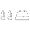 Pokrowce Miarowe do Nissan Note II ( 2012 - ... )