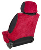 Pokrowiec Ergonomiczny na przedni fotel roz."XL"welur bordo