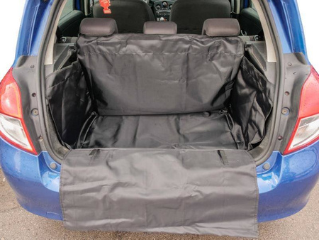 Wodoodporny pokrowiec ochronny do przewozu zwierząt w bagażniku auta typu hatchback w eleganckiej torbie
