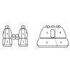 Pokrowce Miarowe do Citroen C5 I ( 2001 - 2004 )
