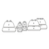 Pokrowce Miarowe do Peugeot Traveller; Citroen Spacetourer; Toyota ProAce (9 osobowe) ( 2016 - ... )