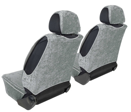 Pokrowce Ergonomiczne roz."XL"welur jasno szary