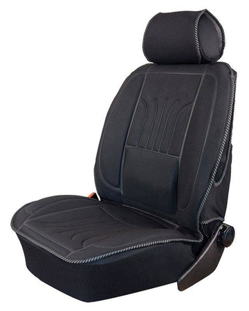 Pokrowiec Ergonomiczny na przedni fotel roz."XL"tkanina czarna