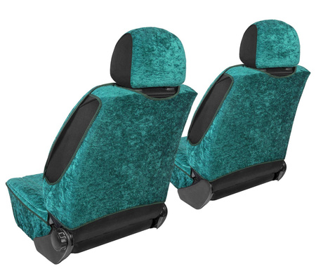 Pokrowce Ergonomiczne roz."XL"welur zielony