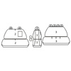 Pokrowce Miarowe do Citroen Jumper; Fiat Ducato; Peugeot Boxer (7 osobowy) ( 2006 - … )