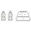 Pokrowce Miarowe do Dacia Sandero II; Dacia Logan II ( 2012 - ... )