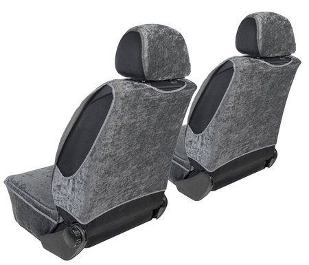 Pokrowce Ergonomiczne roz."XL"welur szary