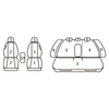 Pokrowce Miarowe do Audi A4 B8 Sedan ( 2013 - ... )
