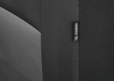 Pokrowce CLASSIC VIP 2+1 wzór: ekoskóra szara