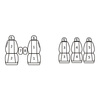 Pokrowce Miarowe do Ford Galaxy I; Seat Alhambra I; VW Sharan I (5 foteli) ( 1995 - 2010 )