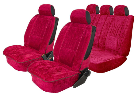 Pokrowce Ergonomiczne roz."XL"welur bordo