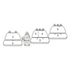 Pokrowce Miarowe do Renault Trafic III; Opel Vivaro II; Nissan NV300; Fiat Talento (9 osobowy) ( 2014 - ... )