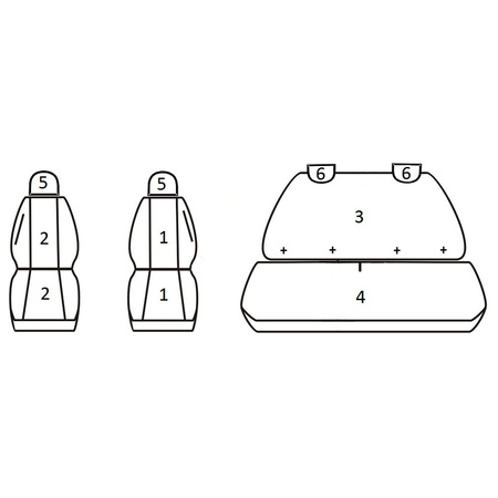 Pokrowce Miarowe do Fiat Panda III ( 2012 - … )