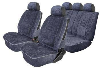 Pokrowce Ergonomiczne profilowany roz."XL"welur granat