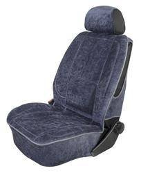 Pokrowiec Ergonomiczny na przedni fotel roz."XL"welur granat