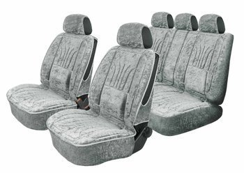 Pokrowce Ergonomiczne roz."XL"welur jasno szary