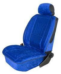 Pokrowiec Ergonomiczny na przedni fotel roz."XL"welur niebieski